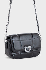 Flap Shoulder Bags BS2115-Black
