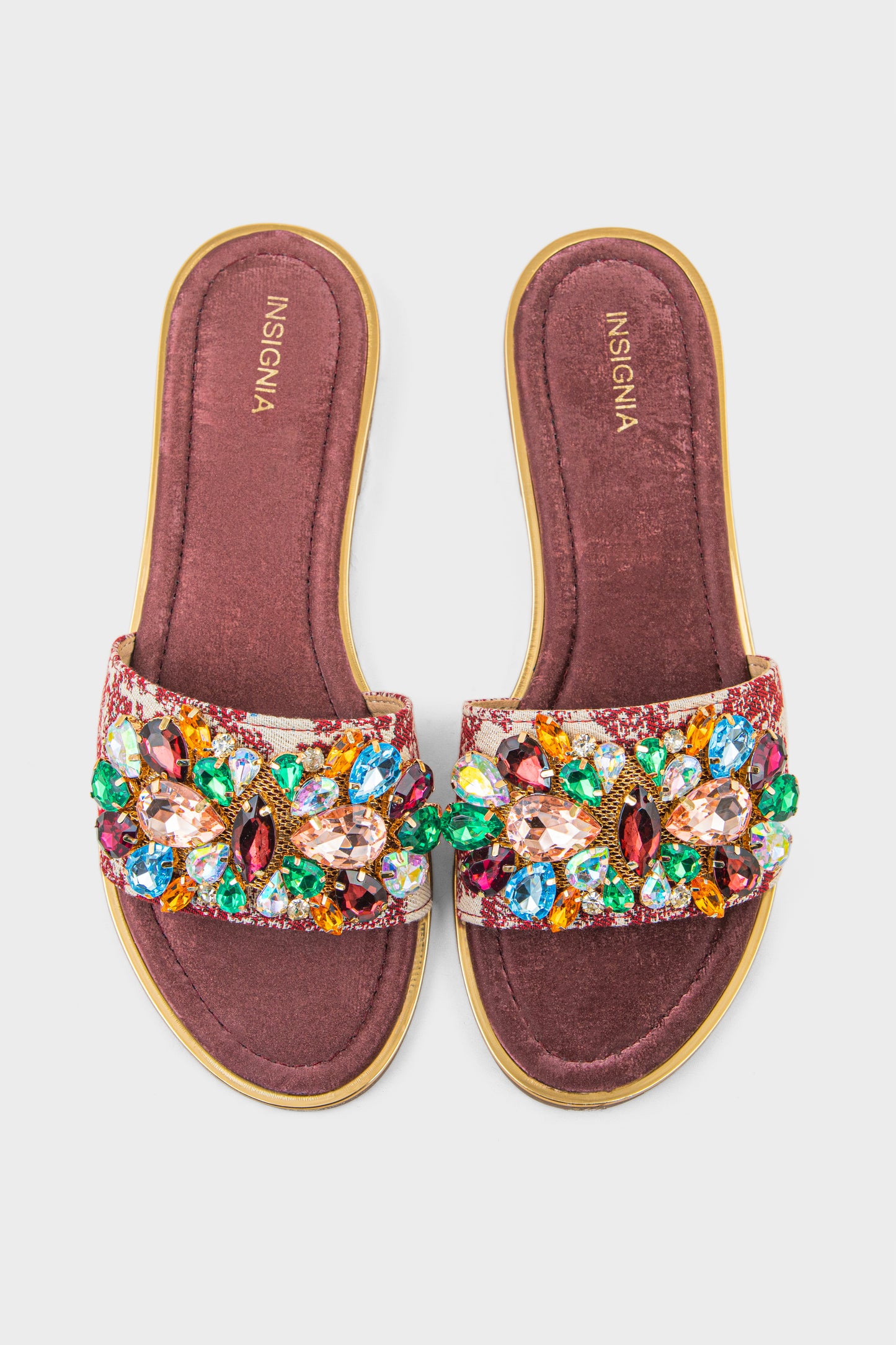 Formal Slip On IF0266-Maroon