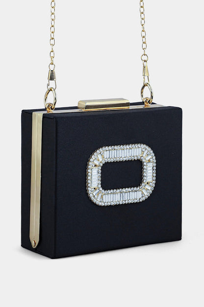 Party Wear Clutch BK4049-Black