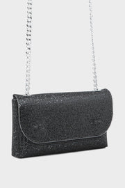 Flap Shoulder Bags BK4043-Black
