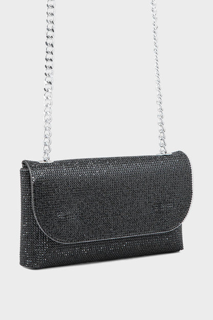 Flap Shoulder Bags BK4043-Black
