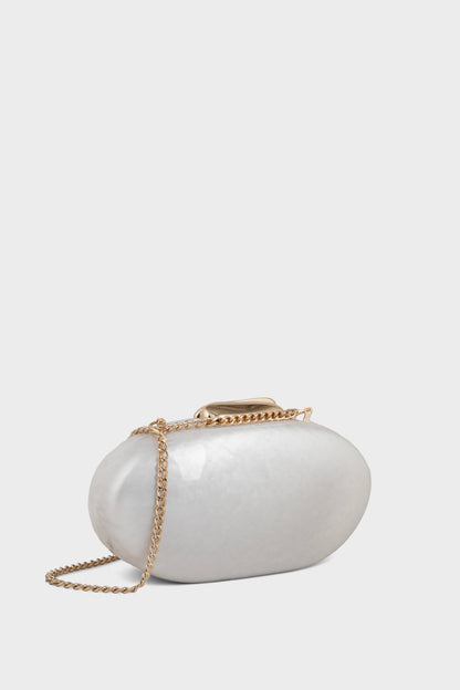 Party Wear Clutch BK4144-White