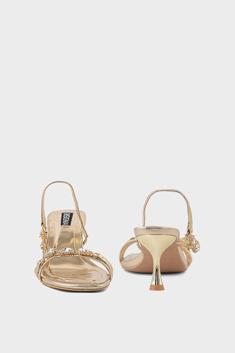 Party Wear Sandal IP2054-Gold