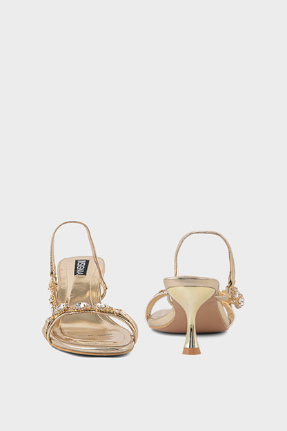 Party Wear Sandal IP2054-Gold