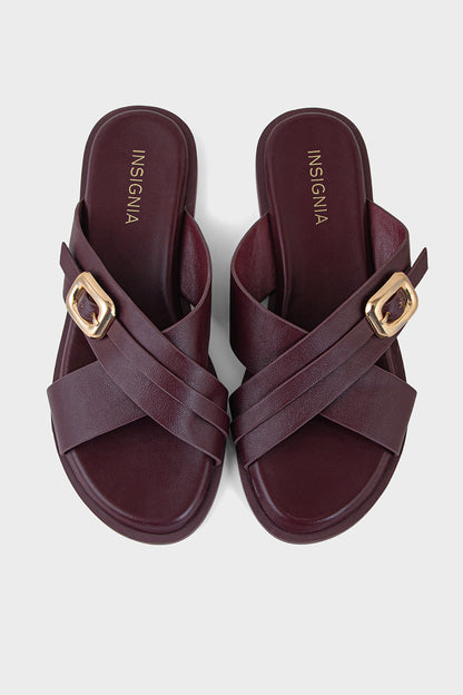 Casual Slip On IC0083-Maroon