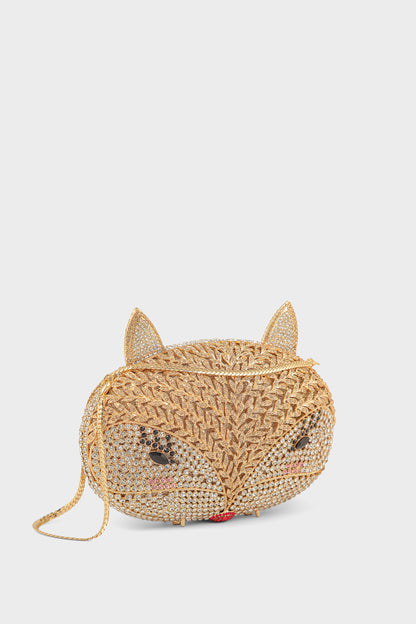 Party Wear Clutch BK4141-Golden