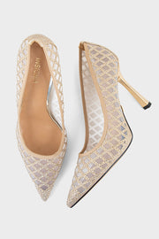 Pary Wear Court Shoes IP5048-Gold