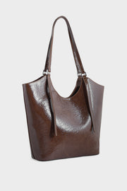 Tote Hand Bags BS2314-Dark Brown