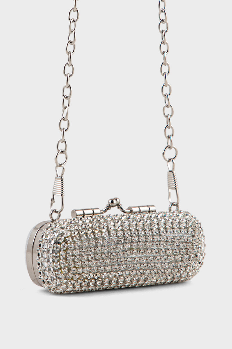 Lipstick Clutch BK4108-Silver