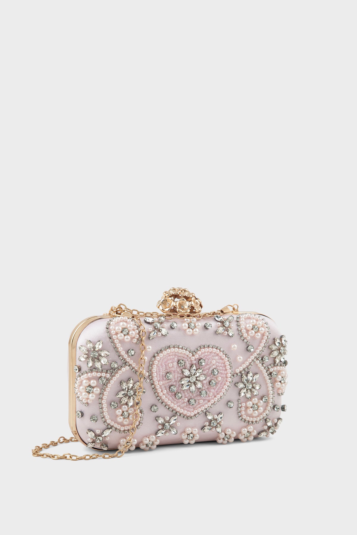Party Wear Clutch BK4150-Peach