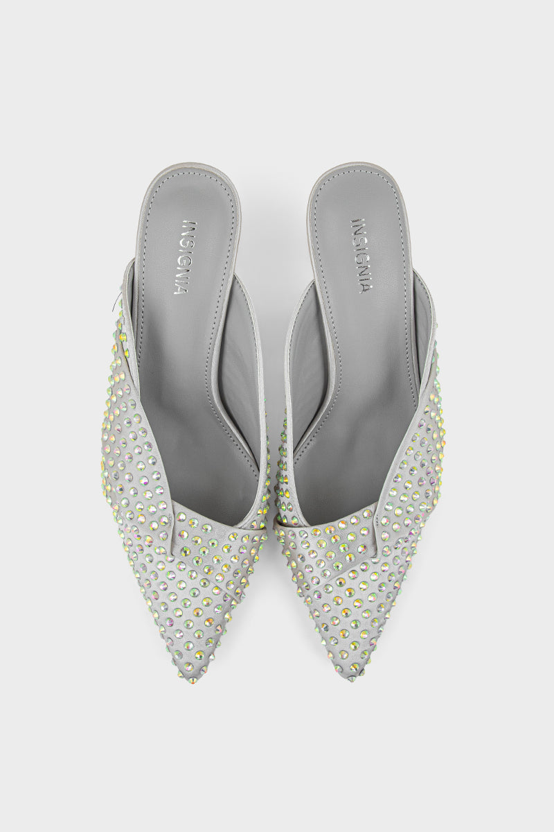 Party Wear Mule IP8516-Grey