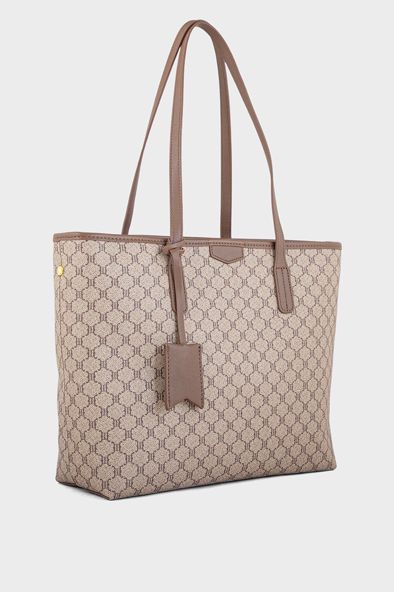 Tote Hand Bags BS2094-Beige