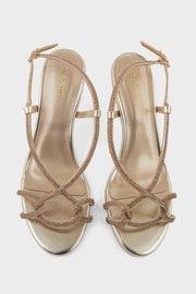 Party Wear Sandal IP2070-Gold