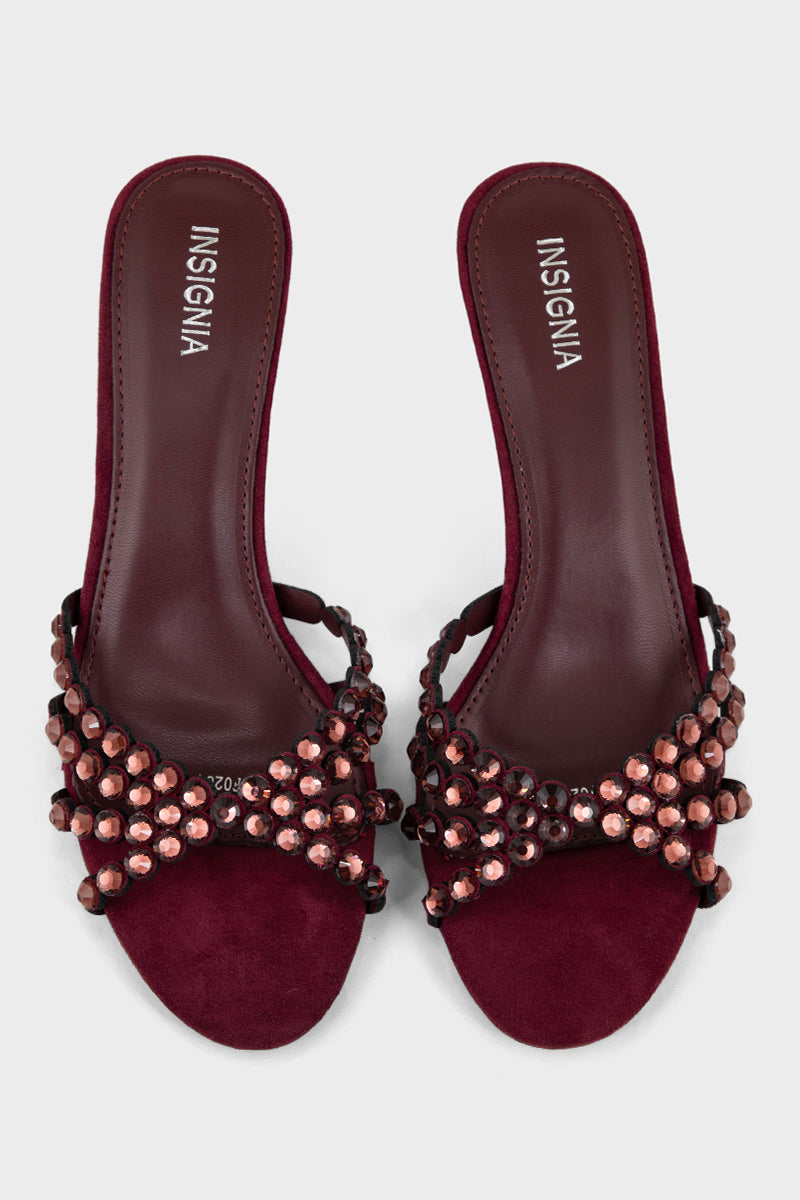 Formal Slip On IF0284-Maroon