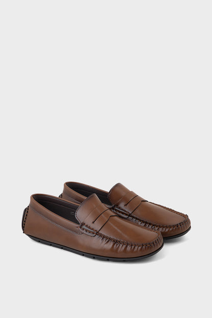 Men Casual Moccasin MC4042-Coffee