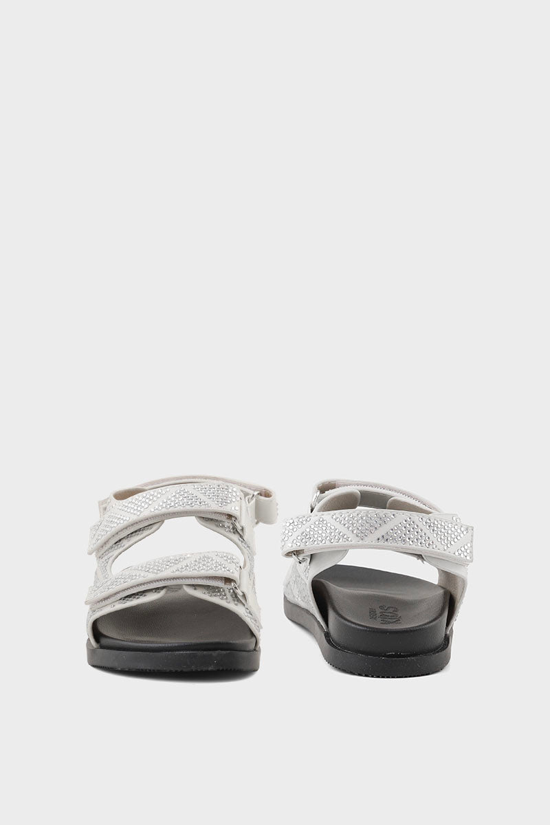 Girls Casual Sandal GQ1003-Silver