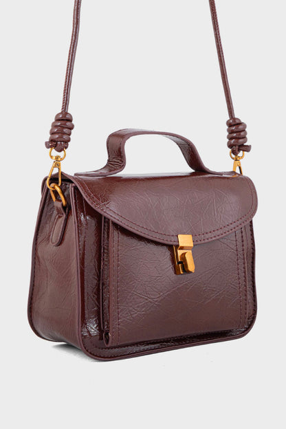 Top Handle Hand Bags BH0103-Maroon