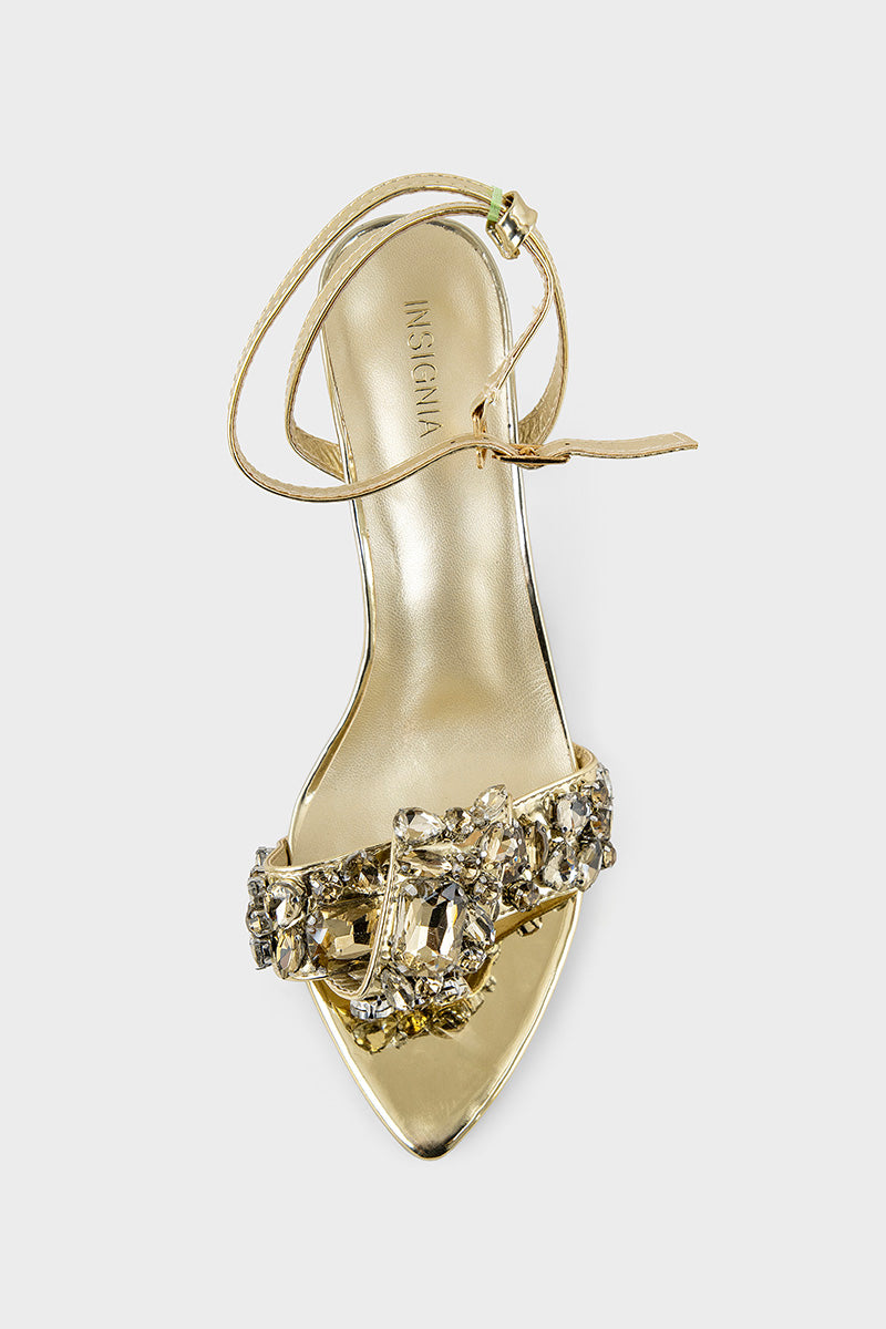 Party Wear Sandal IP2074-Gold