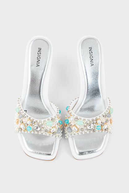 Party Wear Slip On IP0112-White