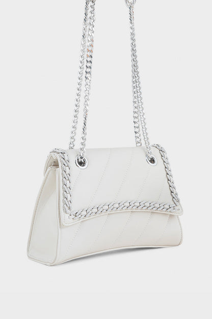 Flap Shoulder Bags BS2122-White