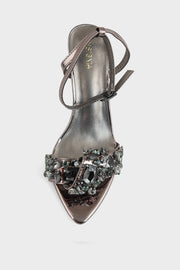 Party Wear Sandal IP2074-Pewter