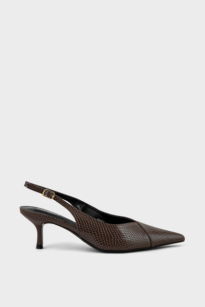 Formal Sling Back IF4080-Dark Brown