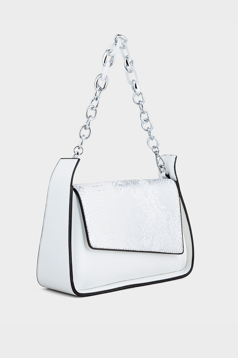 Top Handle Hand Bags BH0115-White