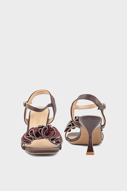 Party Wear Sandal IP2039-Maroon