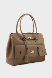 Tote Shoulder Bags BS2215-Brown