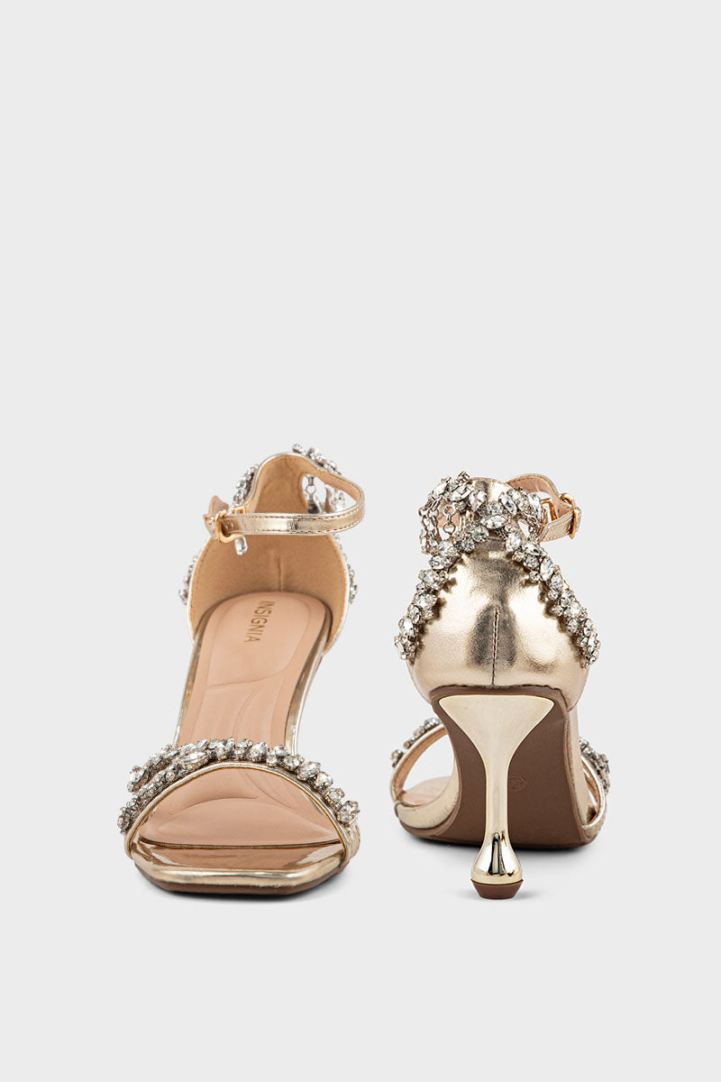 Party Wear Sandal IP2049-Gold