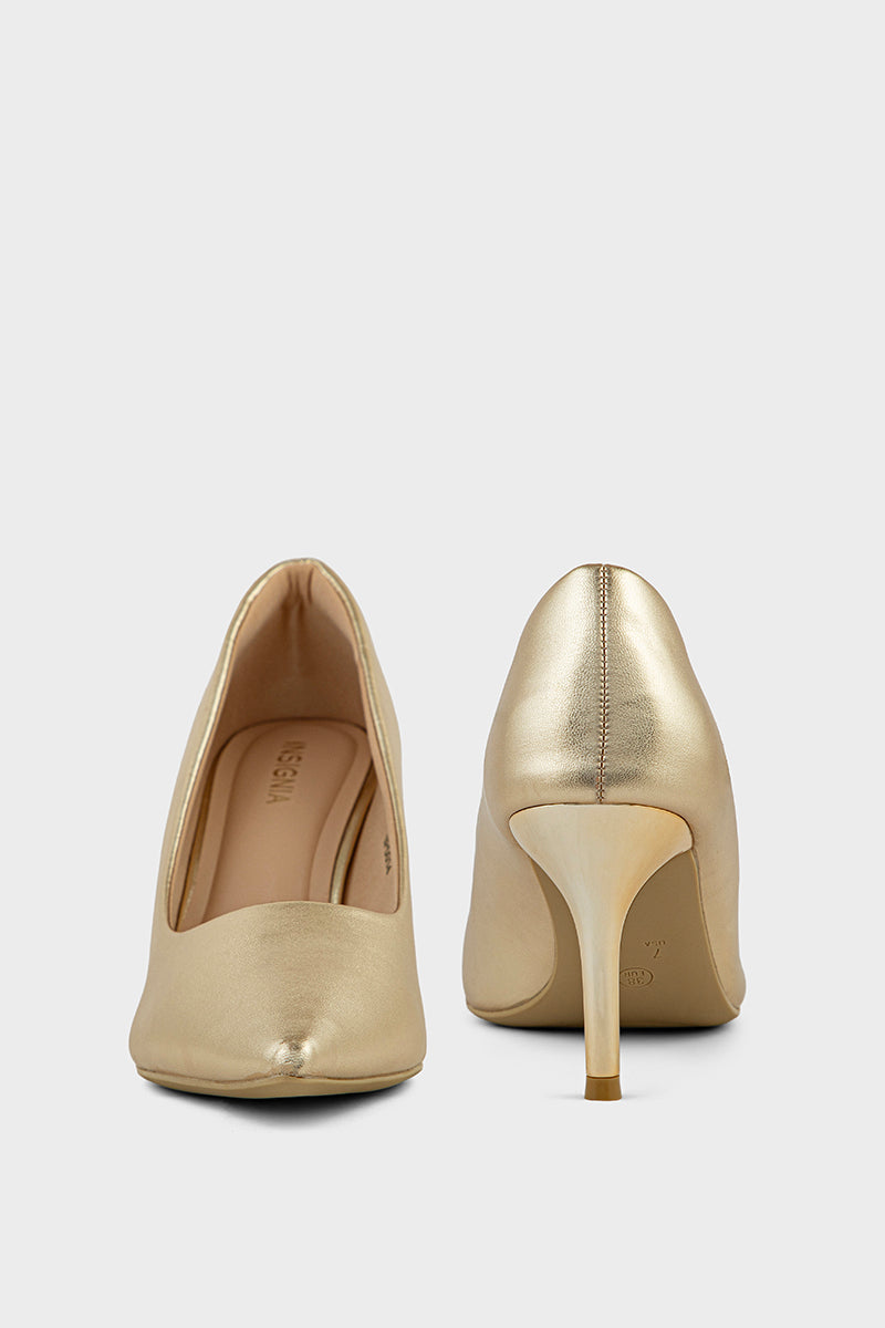 Party Wear Court Shoes IP5014-Gold