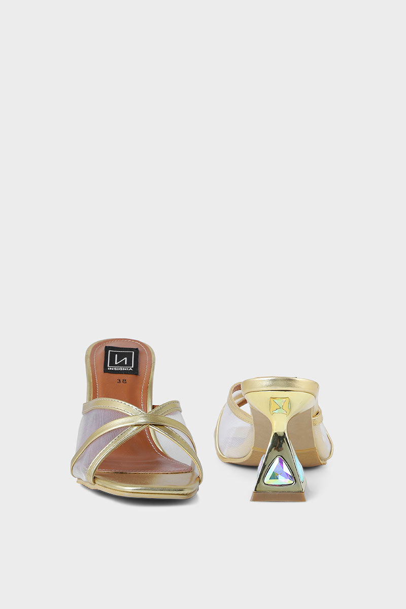 Party Wear Slip On IP0004-Golden