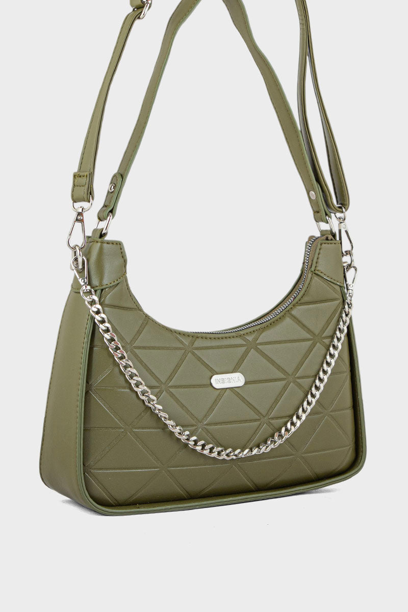 Bagutte Shoulder Bags BS2038-Olive