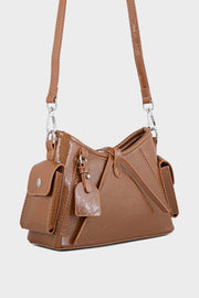Cross Shoulder Bags BS2116-Brown