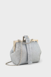 Party Wear Clutch BK4167-Silver
