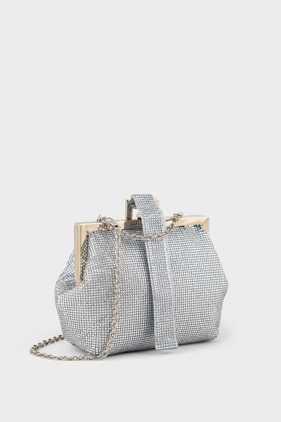 Party Wear Clutch BK4167-Silver