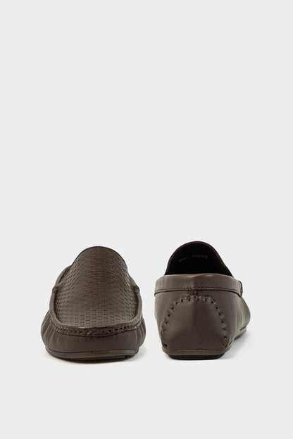 Men Casual Driving Mocs MC4033-Coffee