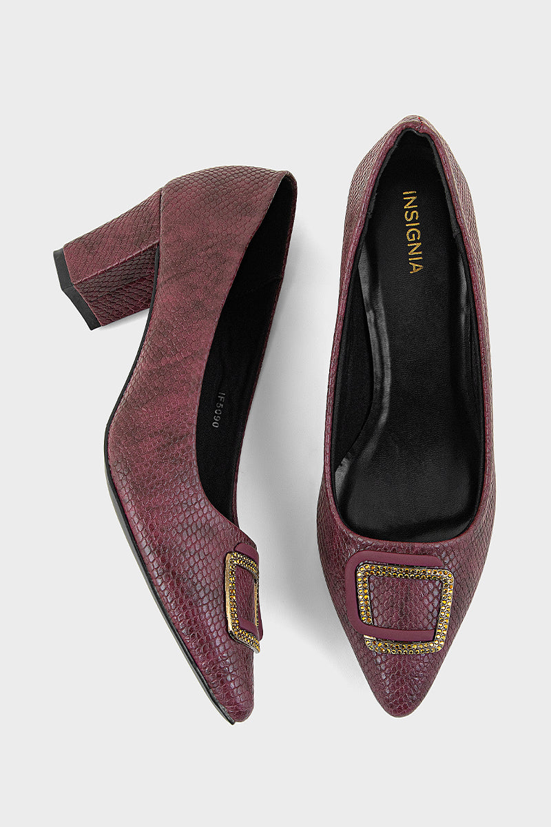 Formal Court Shoes IF5090-Maroon