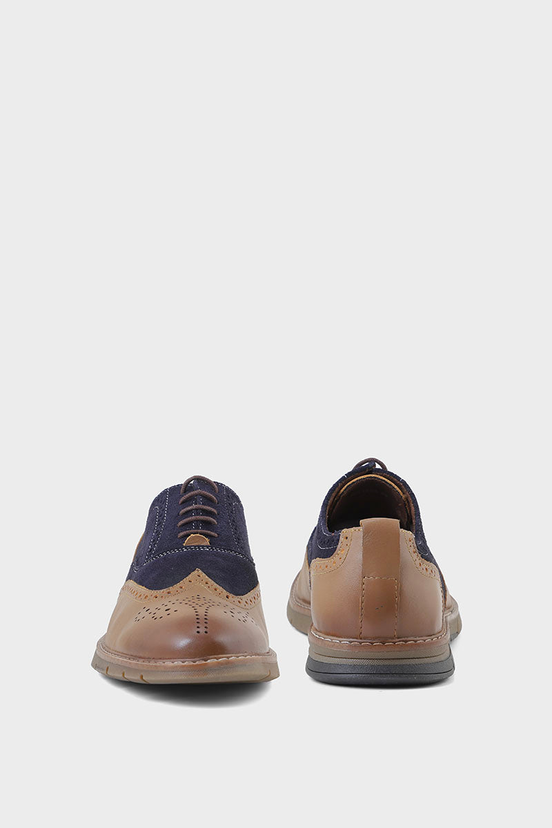 Men Casual Shoe/Moccs M54054-Brown