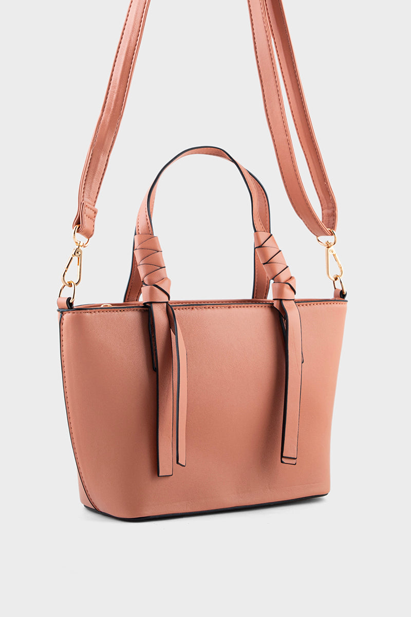 Tote Hand Bags BS2196-Tea Pink