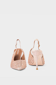 Party Wear Sling Back IP4006-Champagne