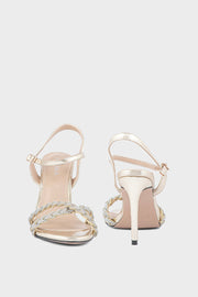 Party Wear Sandal IP2022-Golden