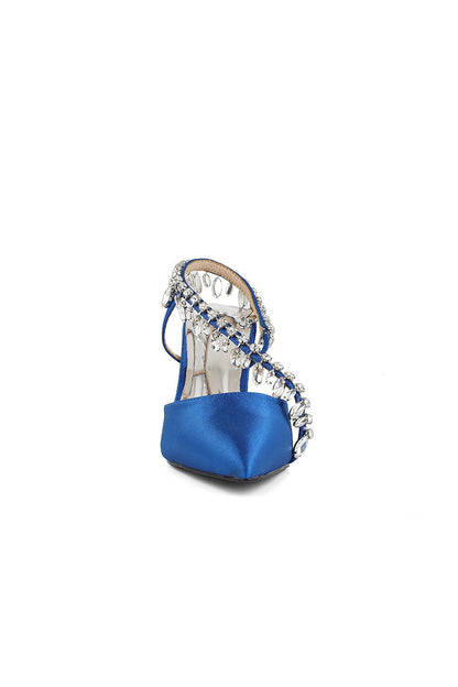 Party Wear Sling Back I47270-Navy