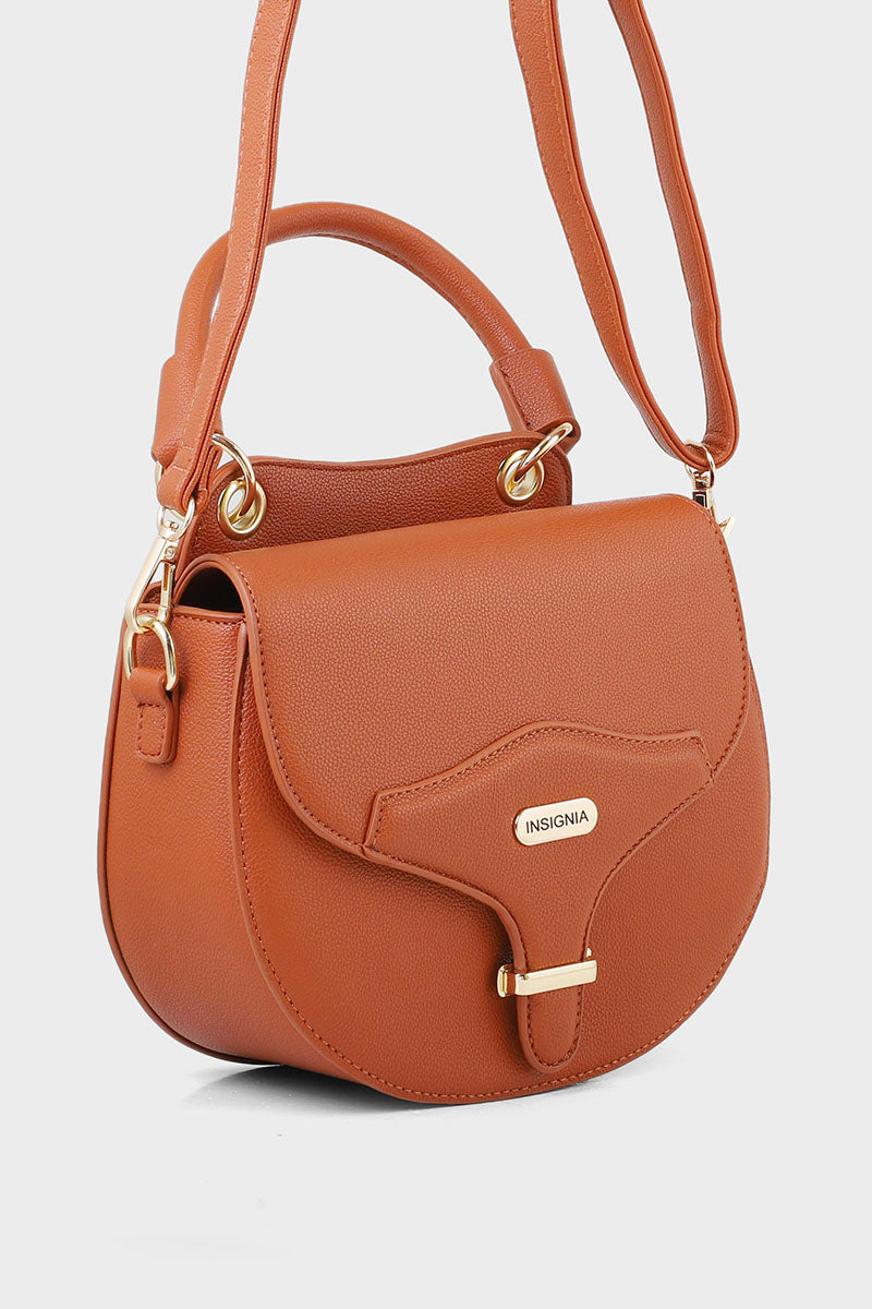 Top Handle Hand Bags B15185-Brown