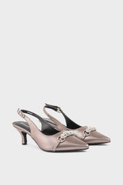 Party Wear Sling Back IP4039-Pewter
