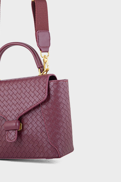 Top Handle Hand Bags BH0109-Maroon
