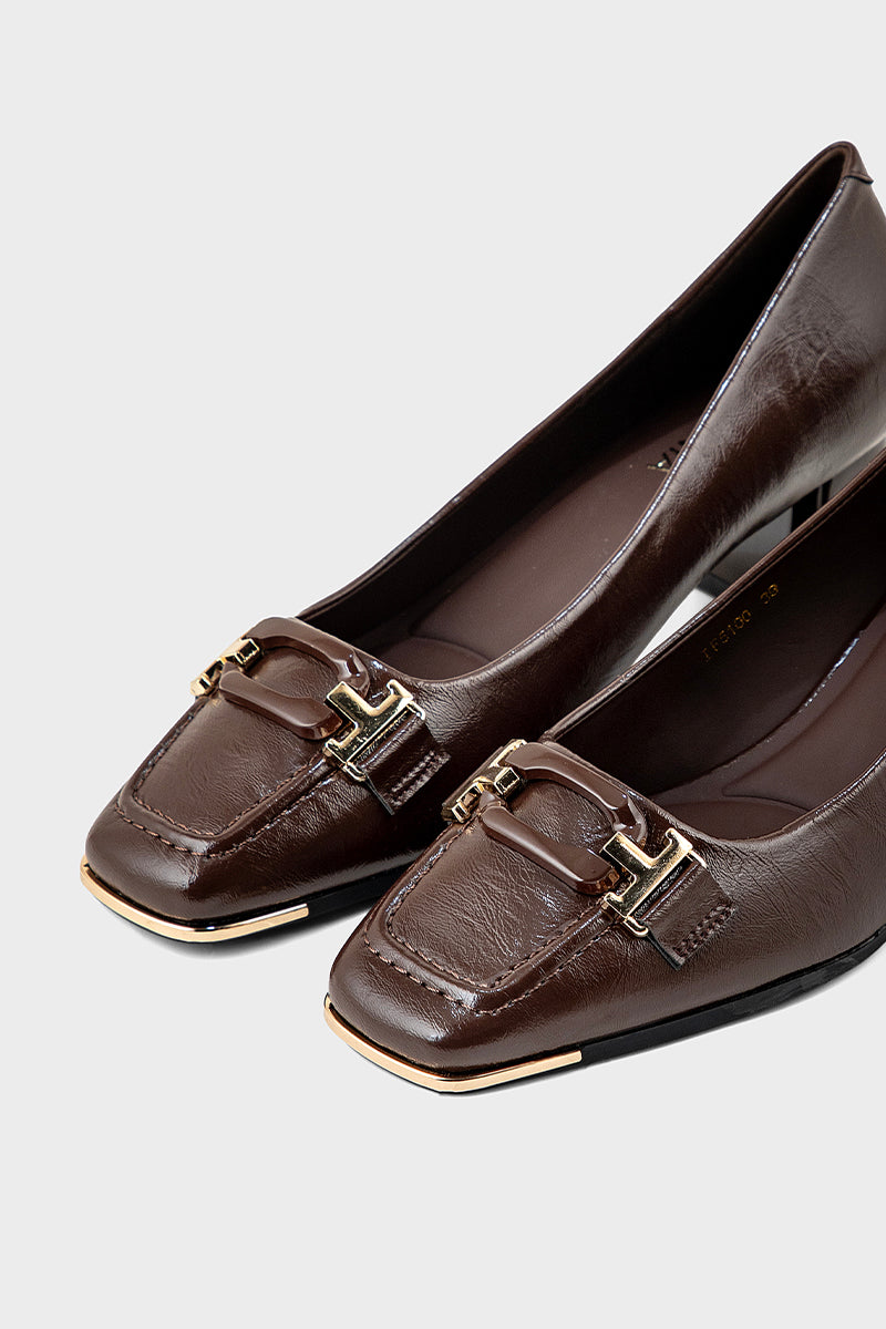 Formal Court Shoes IF5100-Coffee