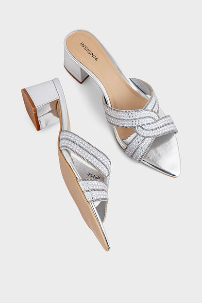 Party Wear Slip On IP0061-Silver