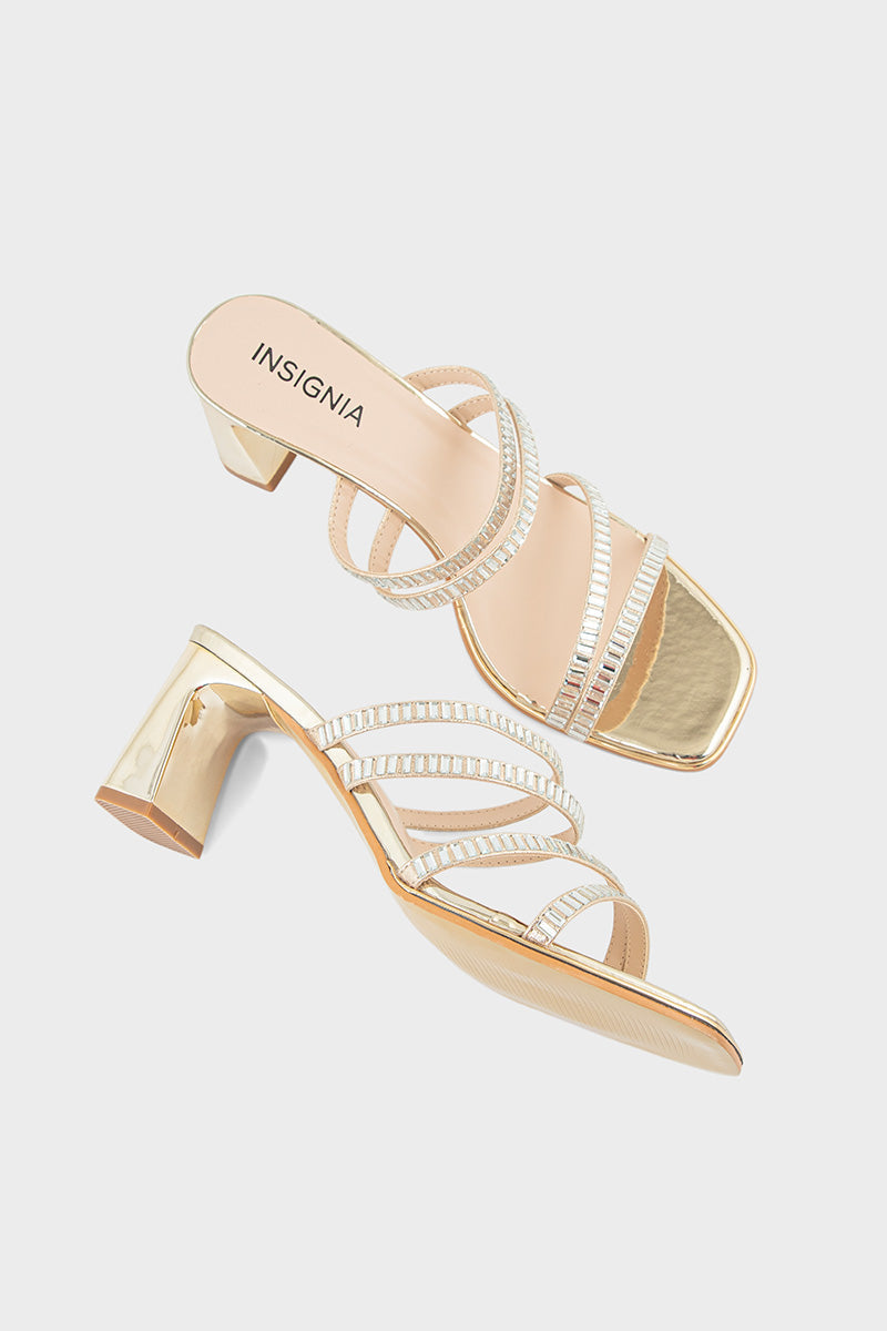 Party Wear Slip On IP0063-Gold