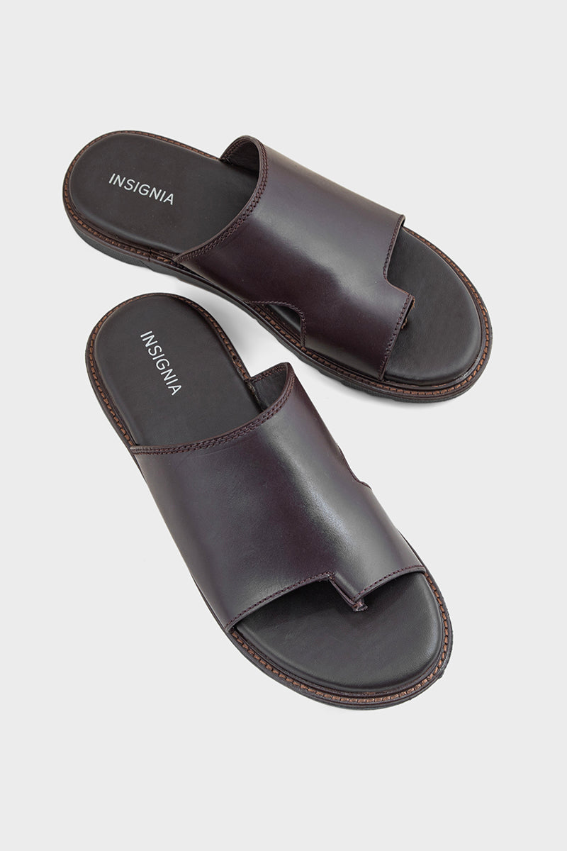 Men Casual Slip On MO1015-Burgundy